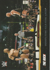 WWE Topps Road to Wrestlemania 2015 Trading Cards The Rock 4 of 8