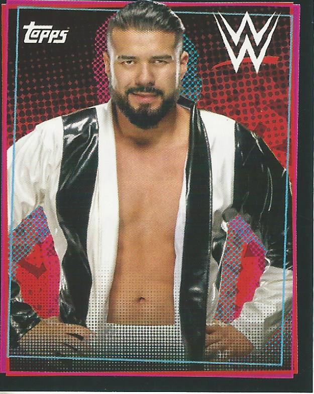 WWE Topps Road to Wrestlemania Stickers 2021 Andrade No.64