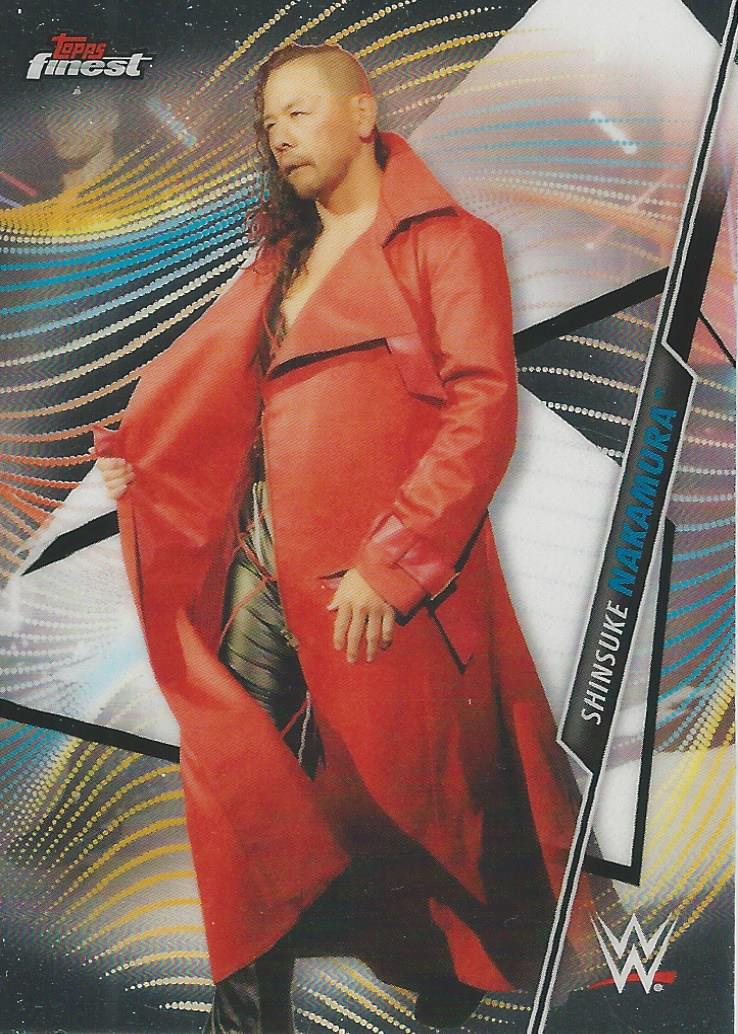 WWE Topps Finest 2020 Trading Card Shinsuke Nakamura No.64