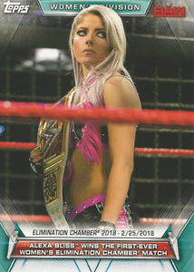 WWE Topps Women Division 2019 Trading Card Alexa Bliss No.65