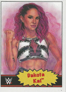 WWE Topps Living Set Trading Cards 2021 Dakota Kai No.65