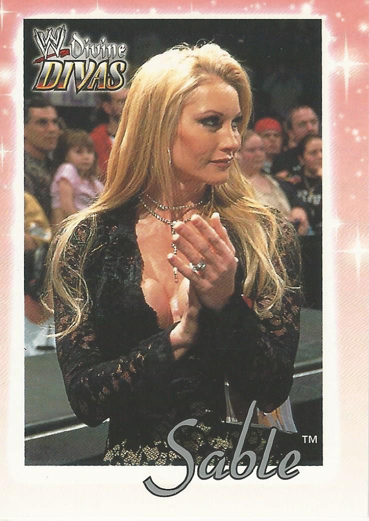 WWE Fleer Divine Divas Trading Card 2003 Sable No.65