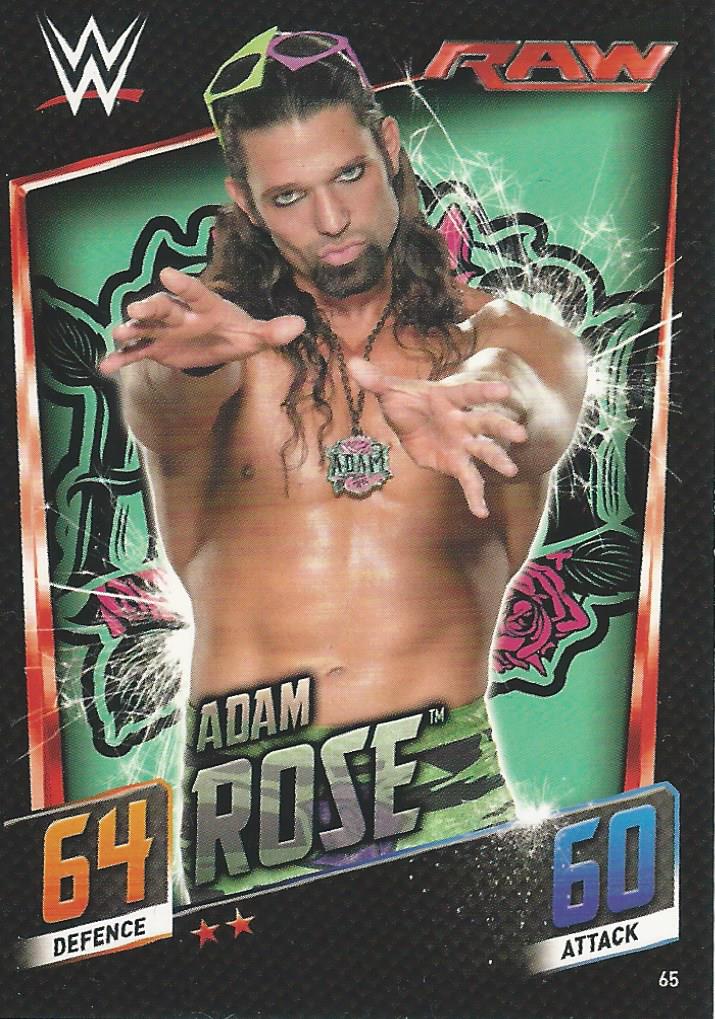 WWE Topps Slam Attax 2015 Then Now Forever Trading Card Adam Rose No.65