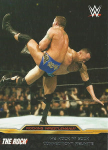 WWE Topps Road to Wrestlemania 2015 Trading Cards The Rock 5 of 8