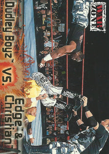 WWF Fleer Raw 2001 Trading Cards Dudley Boyz No.65