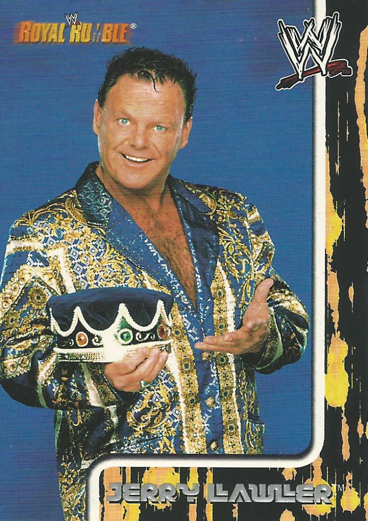 WWE Fleer Royal Rumble 2002 Trading Cards Jerry Lawler No.65