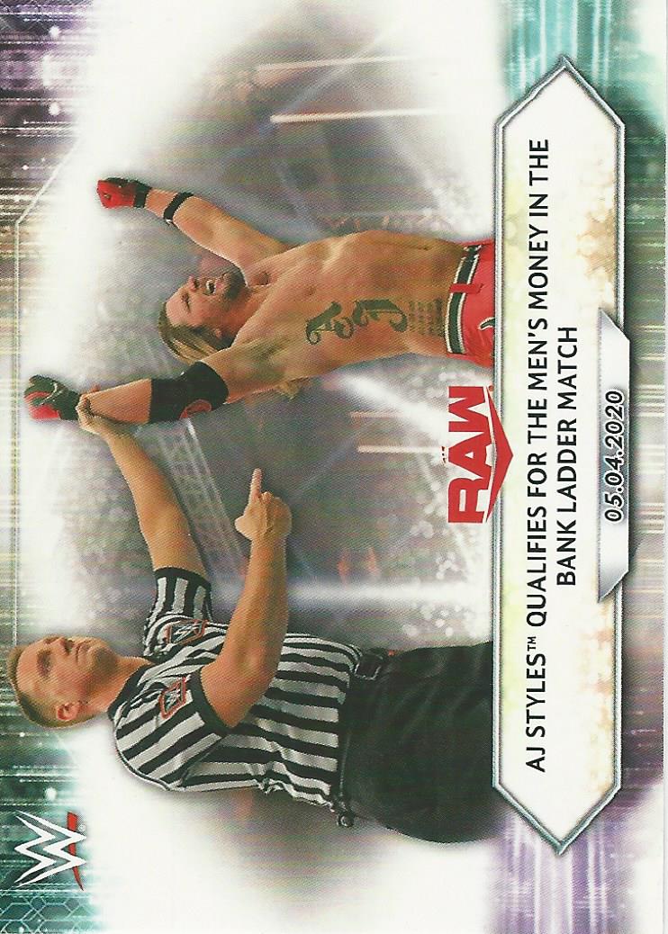 WWE Topps 2021 Trading Cards AJ Styles No.65