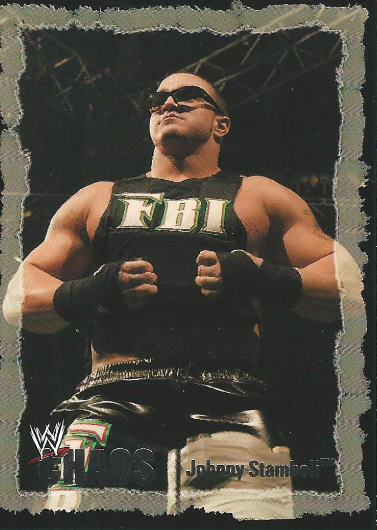 WWE Fleer Chaos Trading Card 2004 Johnny Stamboli No.65