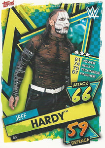 WWE Topps Slam Attax 2021 Trading Card Jeff Hardy No.65