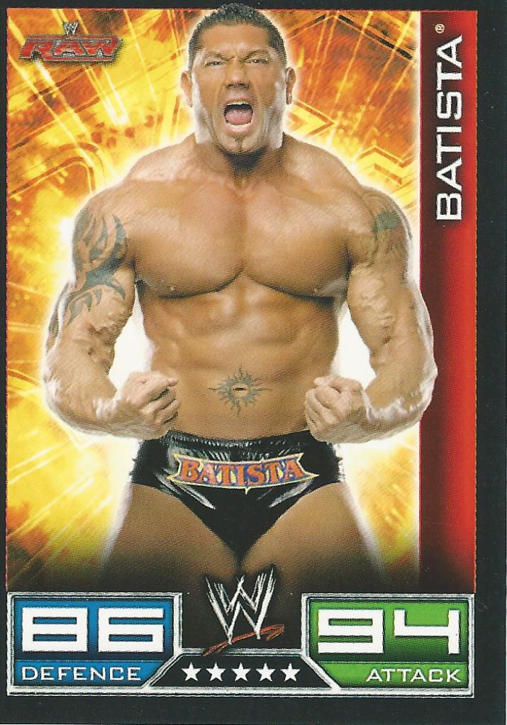 WWE Topps Slam Attax 2008 Trading Cards Batista No.66