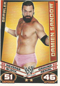 WWE Topps Slam Attax Rebellion 2012 Trading Card Damien Sandow No.66