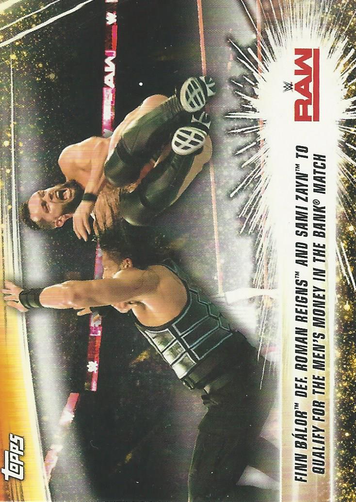 WWE Topps Summerslam 2019 Trading Card Finn Balor No.66