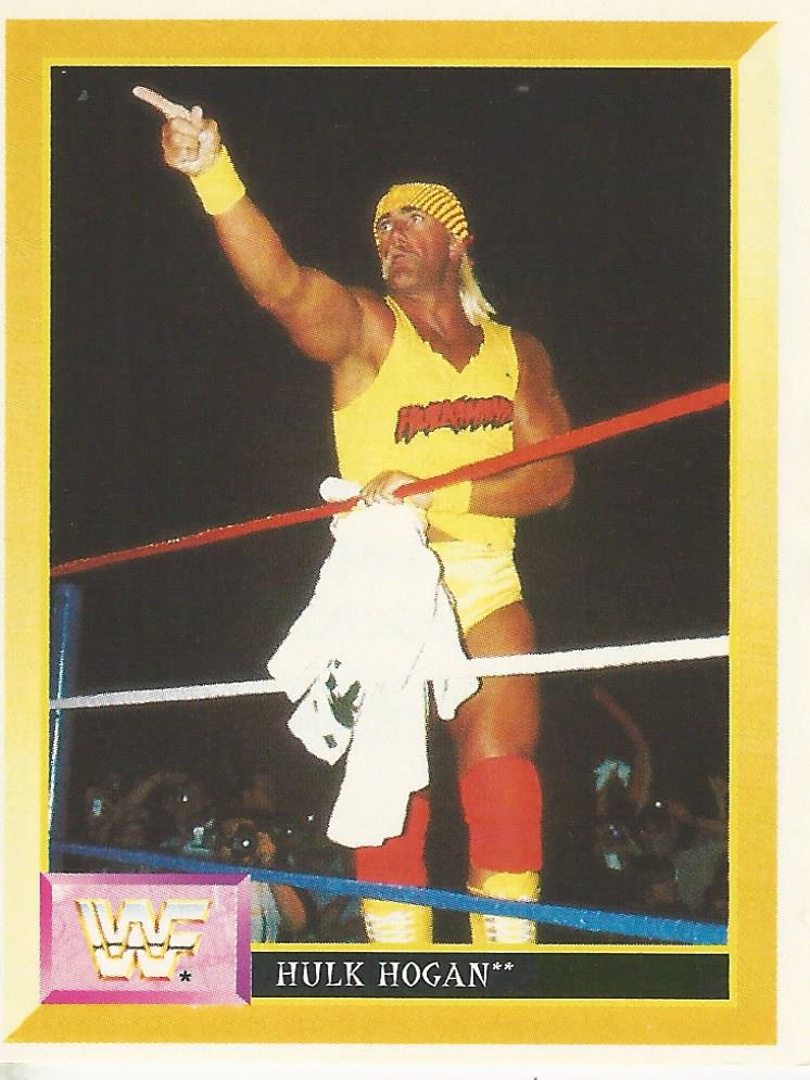 WWF Merlin Sticker Collection 1994 Hulk Hogan No.66