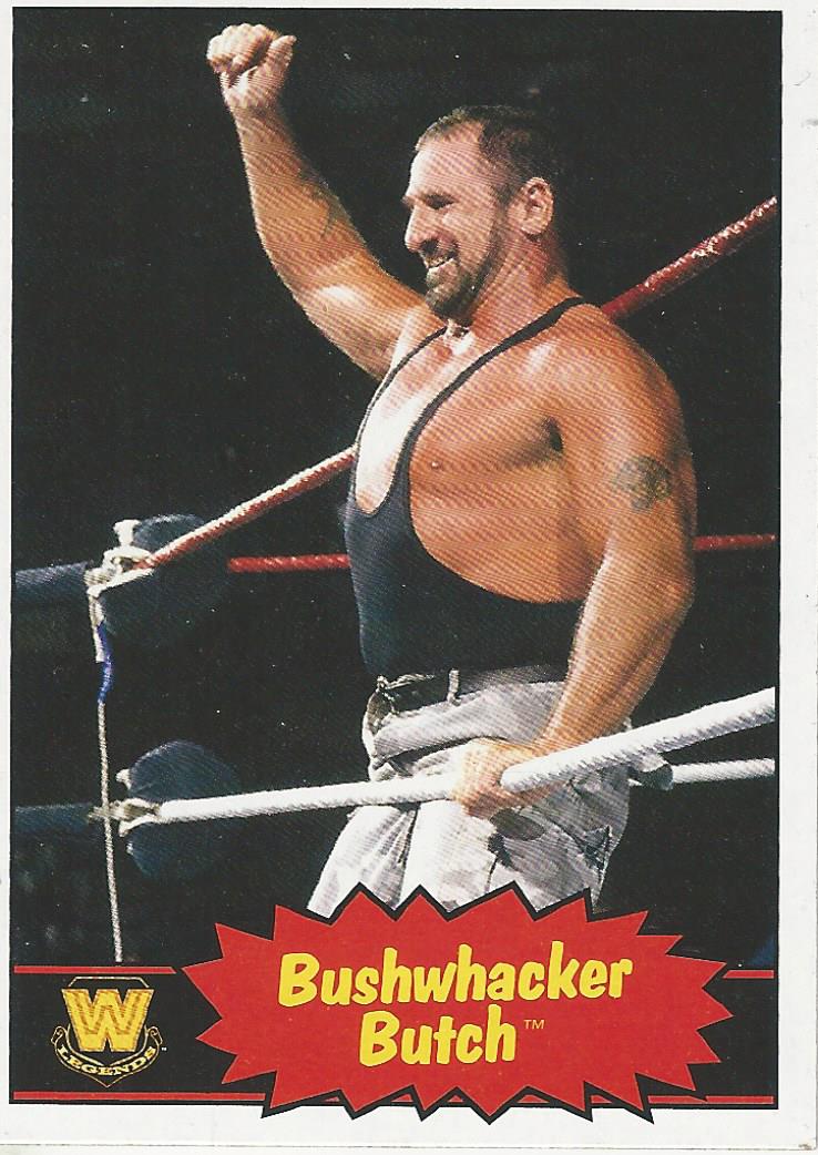 WWE Topps Heritage 2012 Trading Cards Bushwhacker Butch No.66