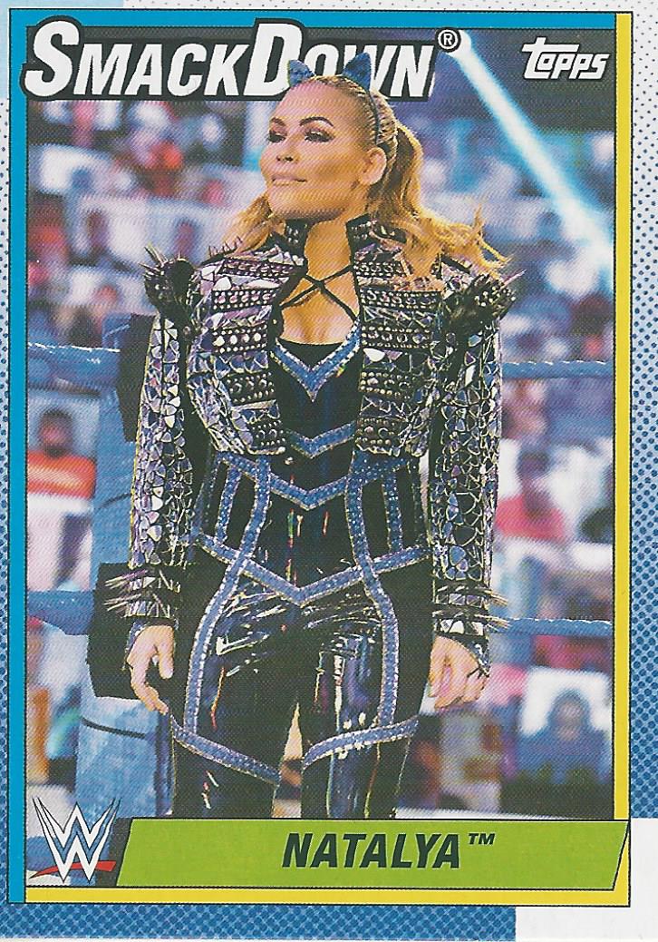 WWE Topps Heritage 2021 Trading Card Natalya No.66