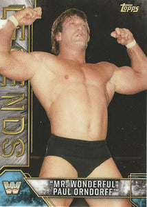 WWE Topps Legends 2017 Trading Card Paul Orndorff No.66