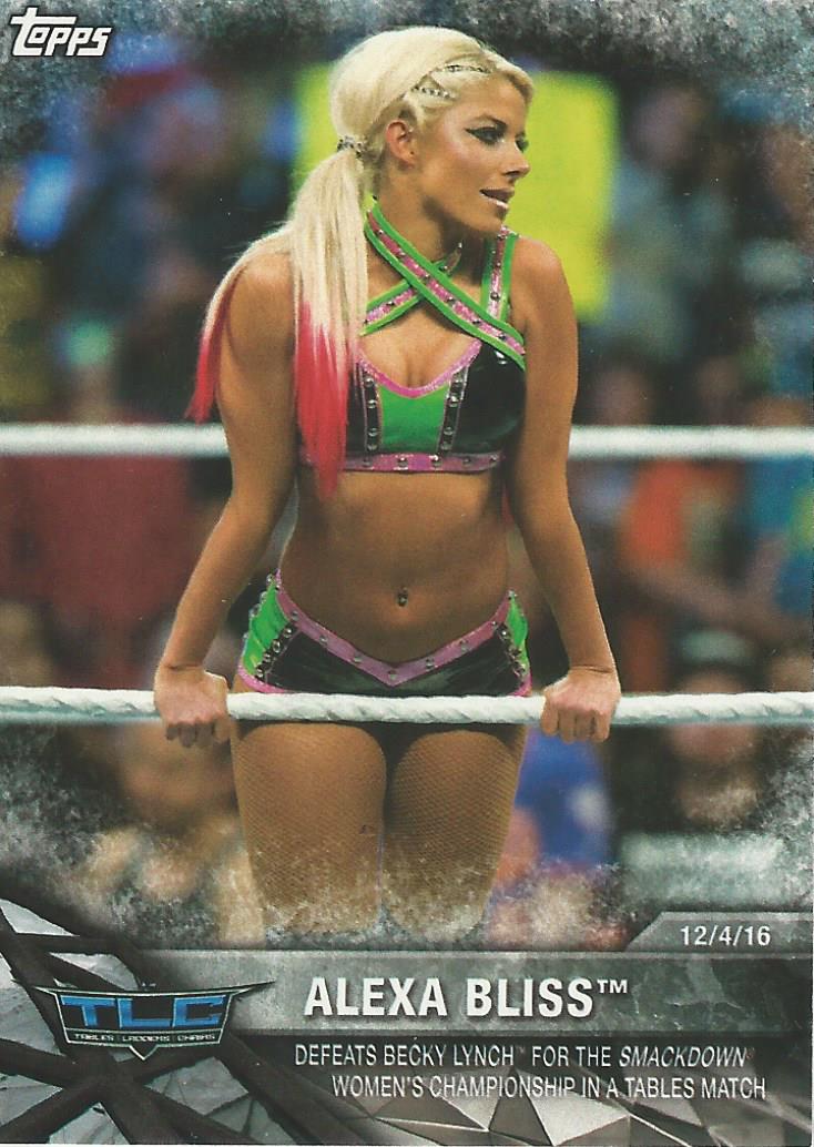 WWE Topps Women Division 2017 Trading Card Alexa Bliss WWE-16