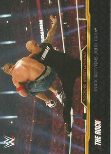 WWE Topps Road to Wrestlemania 2015 Trading Cards The Rock 6 of 8