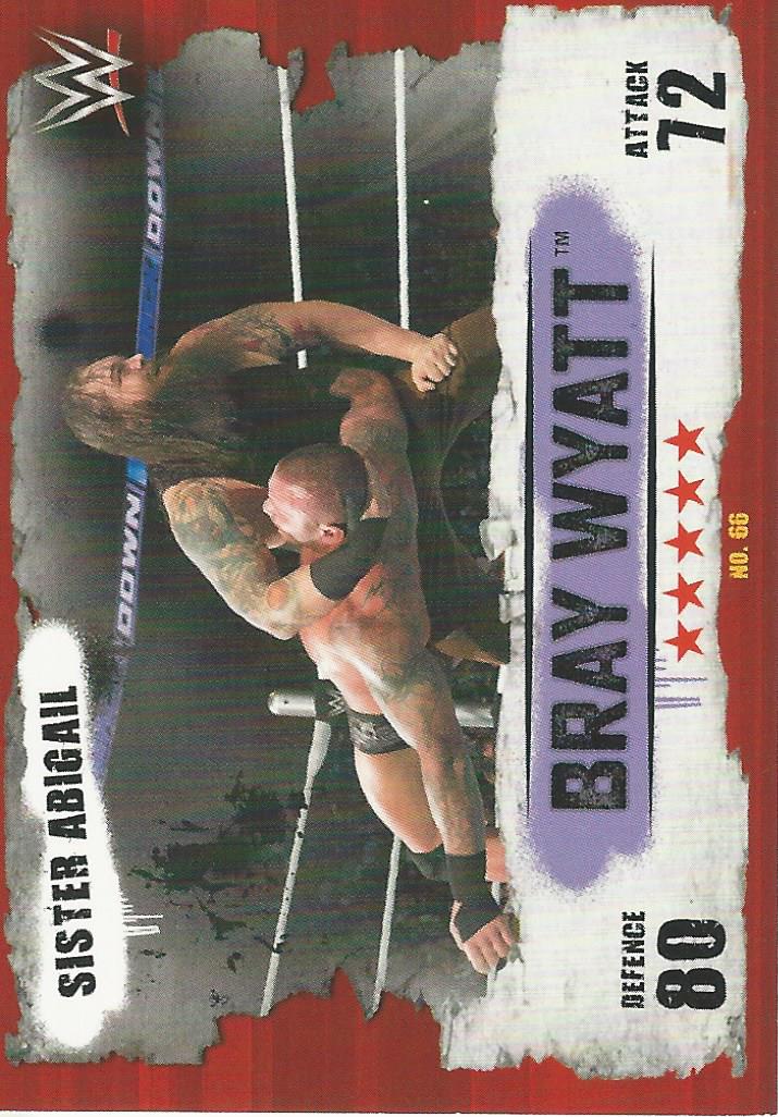 WWE Topps Slam Attax Takeover 2016 Trading Card Bray Wyatt No.66