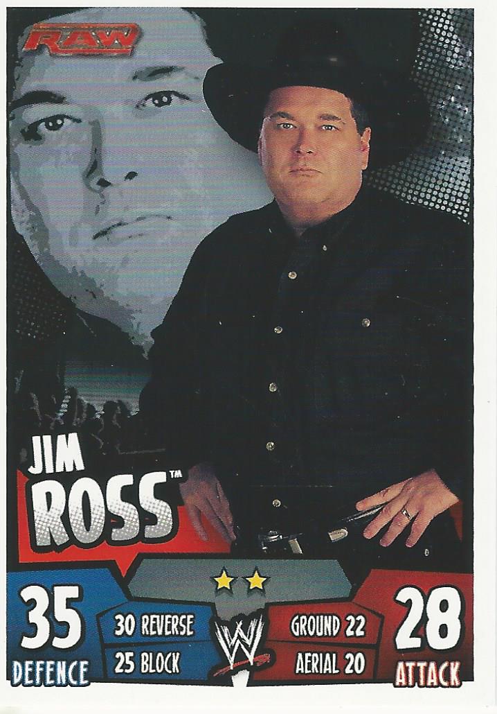 WWE Topps Slam Attax Rumble 2011 Trading Card Jim Ross No.66