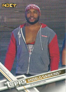 WWE Topps Then Now Forever 2017 Trading Card Angelo Dawkins No.167