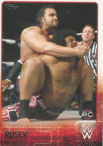 WWE Topps 2015 Trading Card Rusev No.66