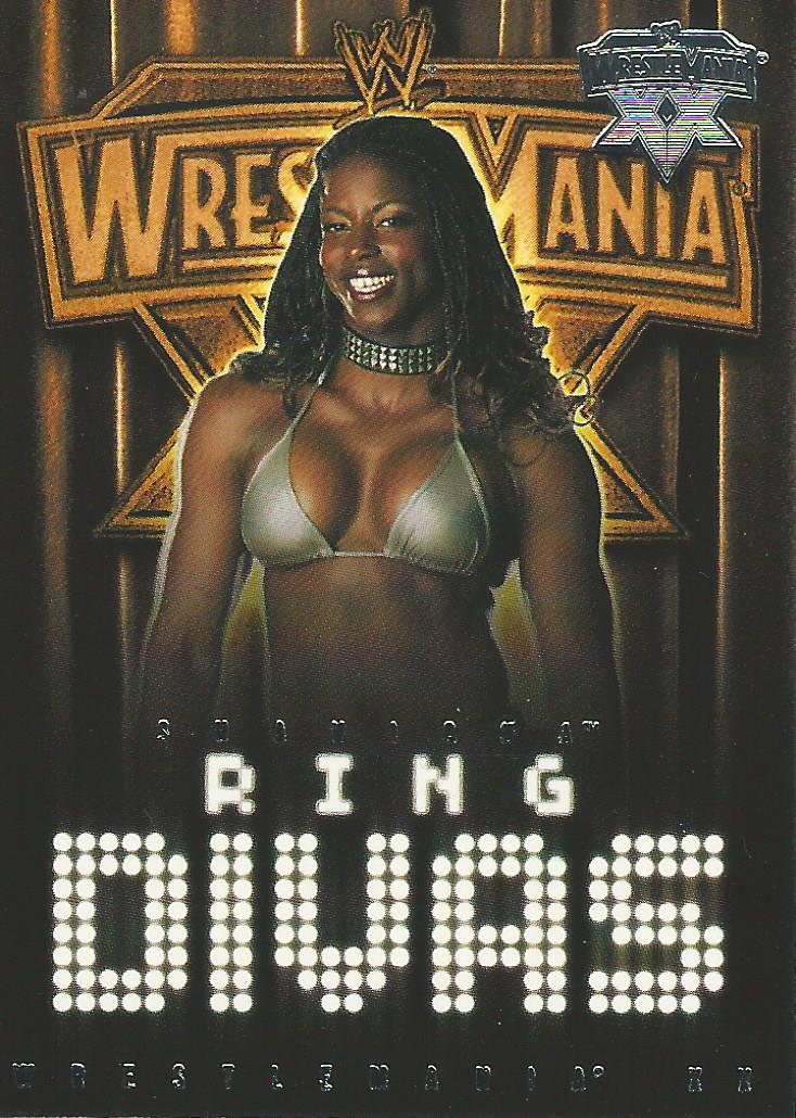 WWE Fleer Wrestlemania XX Trading Card 2004 Shaniqua No.66