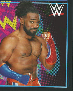 WWE Topps Road to Wrestlemania Stickers 2021 Xavier Woods No.67