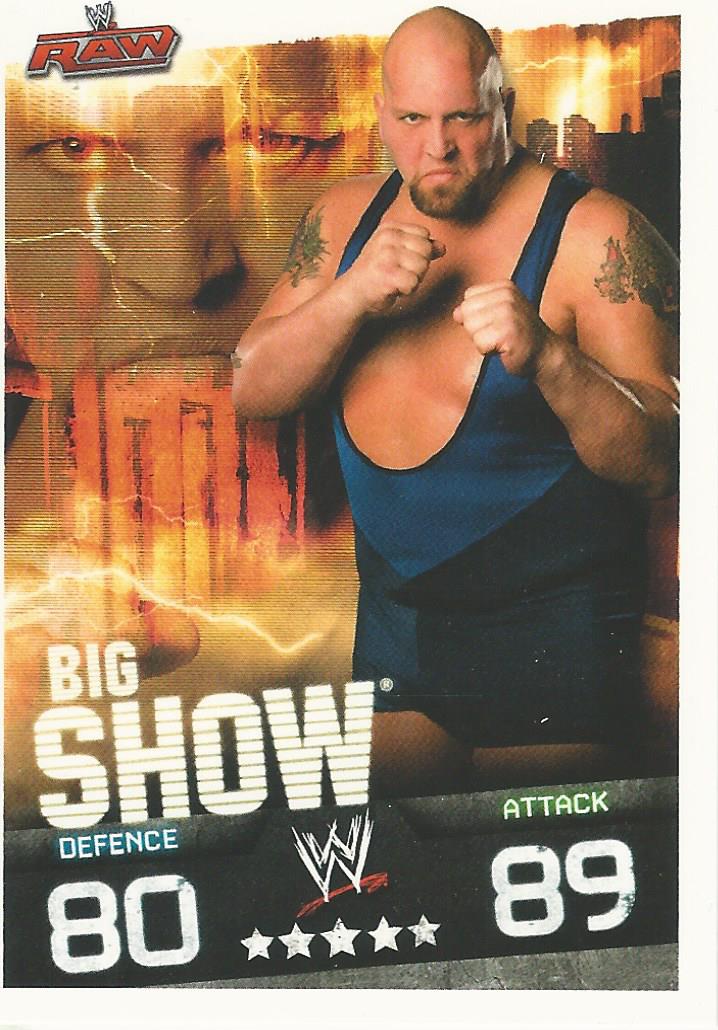 WWE Topps Slam Attax Evolution 2010 Trading Cards Big Show No.67