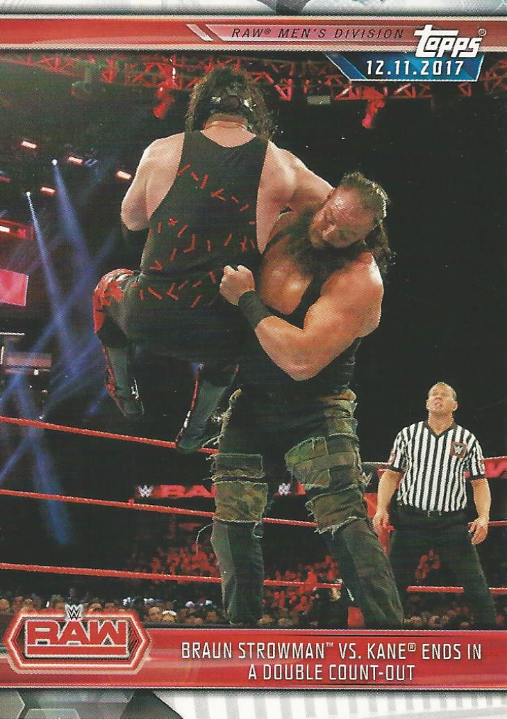 WWE Topps Champions 2019 Trading Cards Braun Strowman No.17