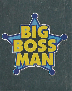 WWF Merlin Stickers 1991 Big Boss Man No.67