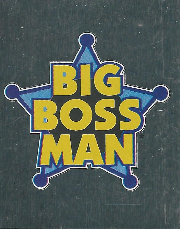 WWF Merlin Stickers 1991 Big Boss Man No.67