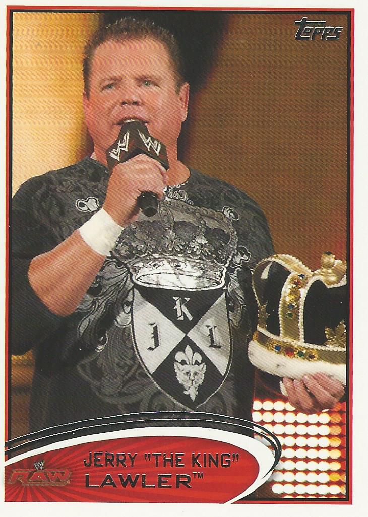 WWE Topps 2012 Trading Card Jerry Lawler No.67
