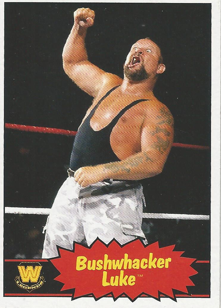 WWE Topps Heritage 2012 Trading Cards Bushwhacker Luke No.67
