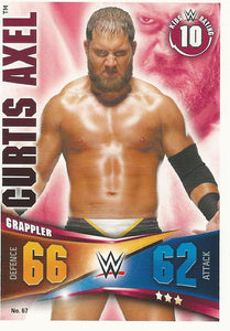 WWE Topps Slam Attax Rivals 2014 Trading Card Curtis Axel No.67