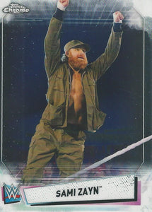 WWE Topps Chrome 2021 Trading Cards Sami Zayn No.67