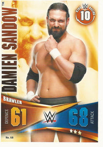 WWE Topps Slam Attax Rivals 2014 Trading Card Damien Sandow No.68