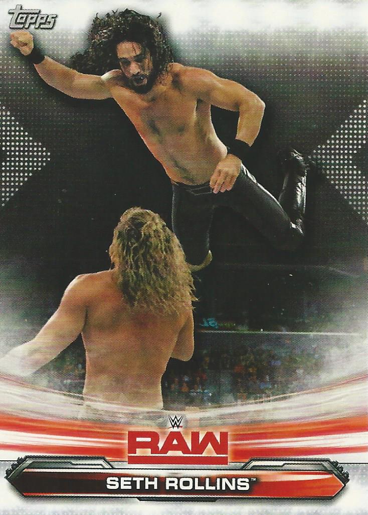 WWE Topps Raw 2019 Trading Card Seth Rollins No.68