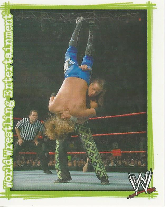 WWE Topps Superstars Uncovered 2007 Sticker Collection Shawn Michaels No.68