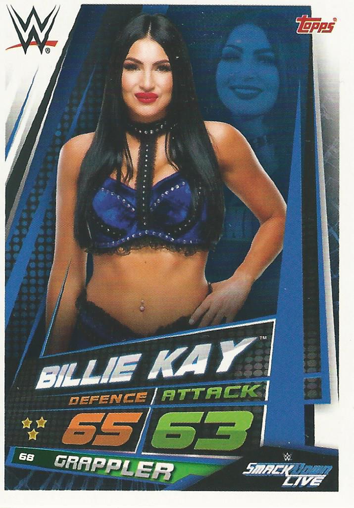 WWE Topps Slam Attax Universe 2019 Trading Card Billie Kay No.68