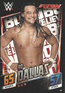 WWE Topps Slam Attax 2015 Then Now Forever Trading Card Bo Dallas No.68