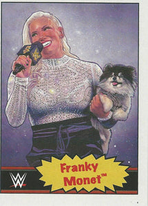 WWE Topps Living Set Trading Cards 2021 Franky Monet No.68