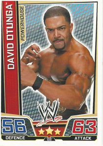 WWE Slam Attax Superstars 2013 Trading Card David Otunga No.68