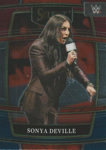 WWE Panini Select Trading Cards 2022 Red/Silver/Blue Sonya Deville No.68