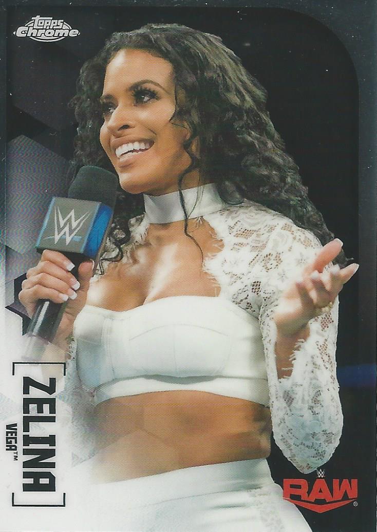 WWE Topps Chrome 2020 Trading Cards Zelina Vega No.68