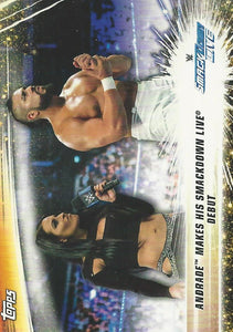 WWE Topps Summerslam 2019 Trading Card Andrade and Zelina Vega No.68