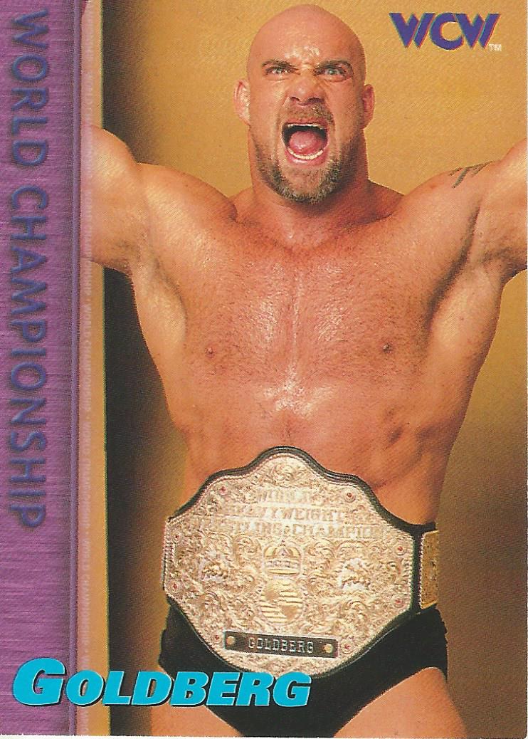 WCW/NWO Topps 1998 Trading Card Goldberg No.68