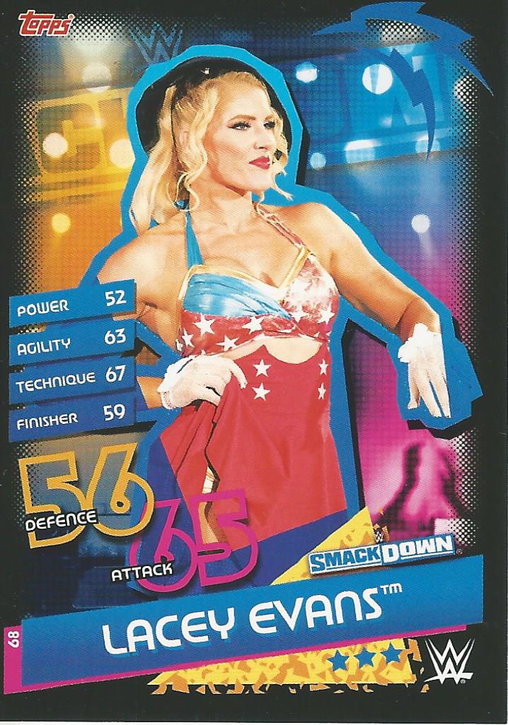 WWE Topps Slam Attax Reloaded 2020 Trading Card Lacey Evans No.68