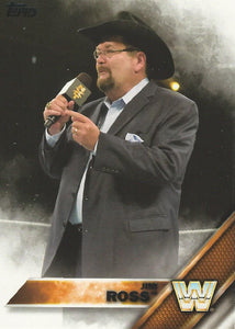 WWE Topps 2016 Trading Cards Jim Ross No.68