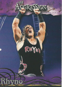 WWE Fleer Aggression Trading Card 2003 Rhyno No.68